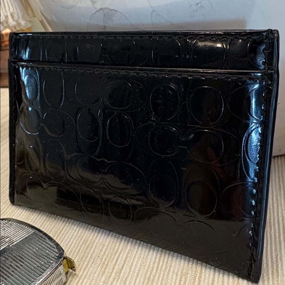 Coach Card Case EUC Patent - Picture 3 of 6